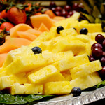 platter of fresh fruit