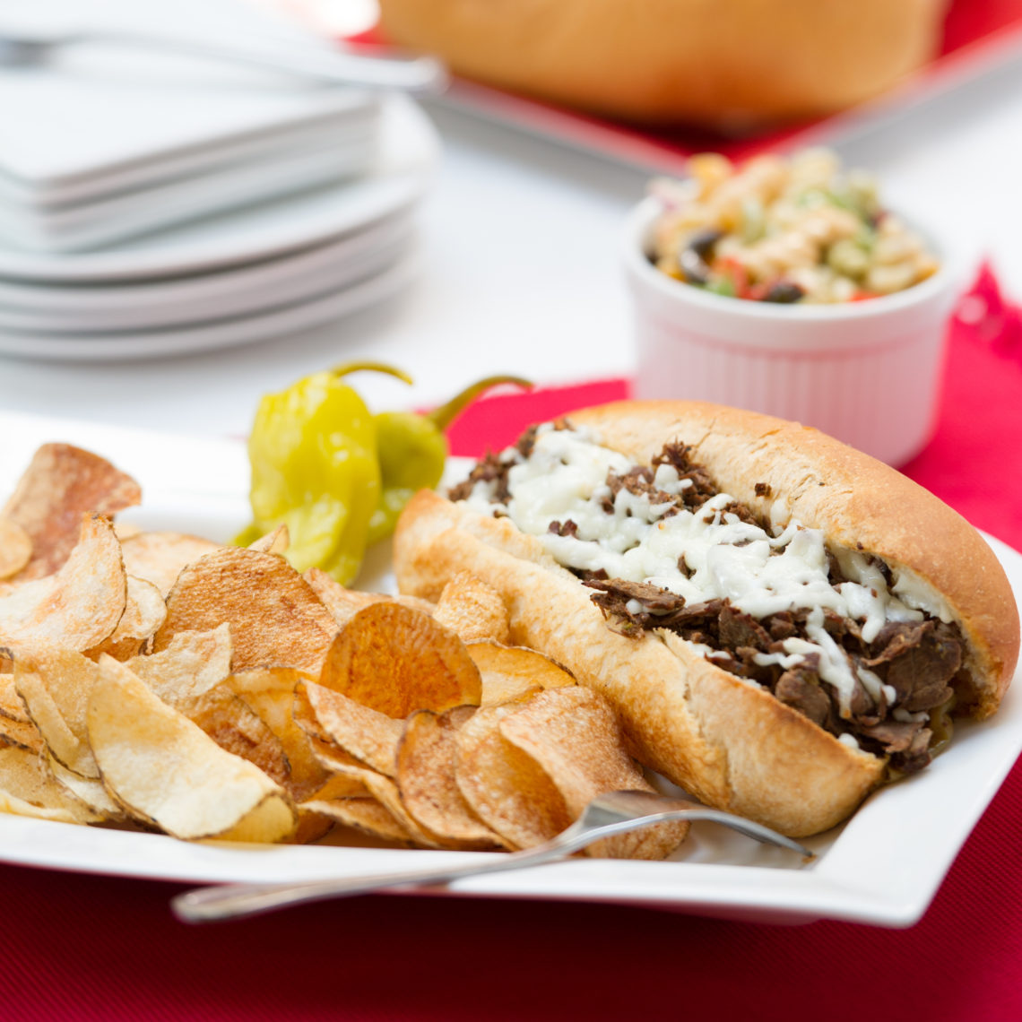 Italian Beef Sandwich with Chips